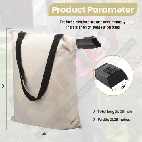 Miniatura 2 de Bolsa de vacío para detritos 127-7040 Blower para Toro 137-2336, 108-8994 Compatible con 51436 51563 51581 51594 51599 51609 51618 51619 51621