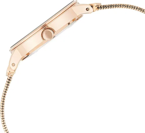 Miniatura 3 de Anne Klein AK3220 Reloj de pulsera con cadena acentuada con diamantes para mujer