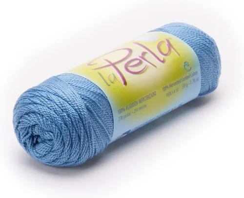Miniatura 5 de LA Perla de Omega - Hilo Perle 100% algodón mercerizado ideal para ganchillo fino - Color: 01 - Blanco 601