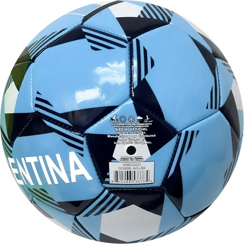Miniatura 6 de Icon Sports Balón de fútbol argentino, talla 5 y 4, pelota de bandera de Argentina Copa del Mundo Selección Nacional País
