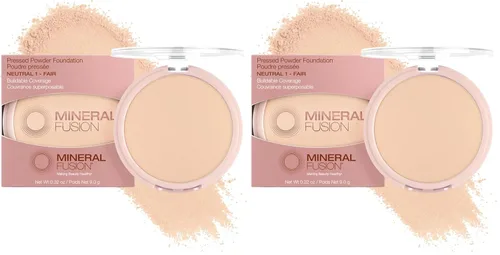 Miniatura 29 de Mineral Fusion Base de maquillaje en polvo prensado, Neutral 4 – Med Skin con matices neutros, maquillaje de base que desafía la edad con acabado