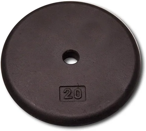 Miniatura 4 de Body-Solid Placa de pesas de hierro estándar, perfecta para entrenamiento de fuerza, gimnasio en casa y entrenamientos con barra, se adapta a barras