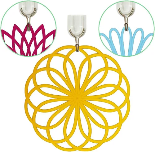 Miniatura 6 de ME.FAN Salvamanteles de silicona – Almohadillas calientes de cocina para ollas y platos – Salvamanteles aislados para tetera – Flexible, duradero