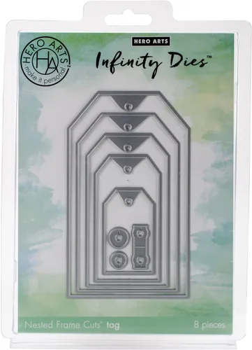 Miniatura 18 de Hero Arts DI337 Infinity Dies, anidación ovalada infinita Nesting Oval