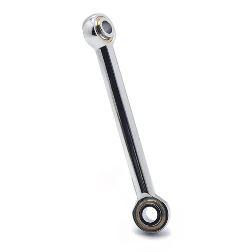 Miniatura 4 de Compatible con 2009 y posteriores Touring Trike FLHR FLHT Enlace estabilizador de montaje del motor delantero cromado [P/N: MT458-001-BK]