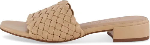 Miniatura 2 de CUSHIONAIRE Sandalia de tacón bajo tejido Nerida para mujer + espuma viscoelástica