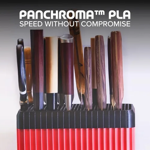 Miniatura 2 de Polymaker Panchroma Filamento de impresora 3D PLA negro, 0.069 in, carrete de 2.2 libras, fácil de imprimir, impresión de alta velocidad, sin