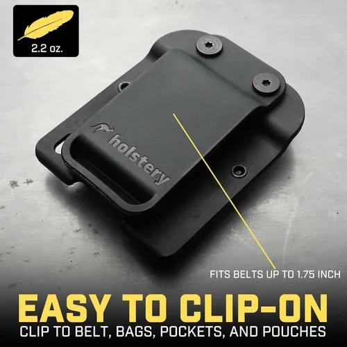 Miniatura 5 de Holstery TapeMaster - Soporte de cinta métrica con clip, funda de cinta métrica de perfil bajo para tu cinturón, bolsas de herramientas, bolsillos