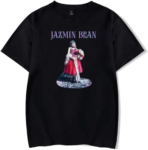 Jazmin Bean Tour 2023 Camiseta Merch Hombres Manga Corta Mujer Divertida Camiseta Unisex Harajuku Tops