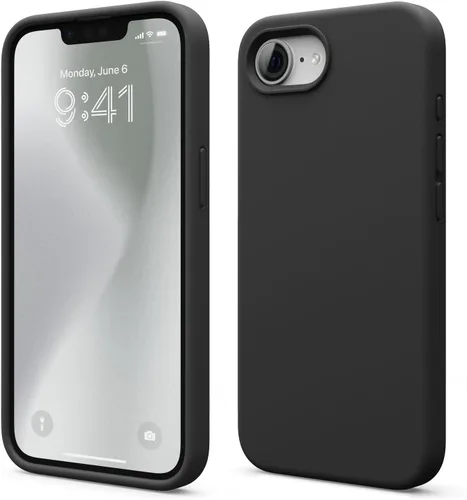 elago Funda de silicona compatible con iPhone 17e y iPhone 16e, funda de silicona líquida de alta calidad, funda protectora de cuerpo completo, a