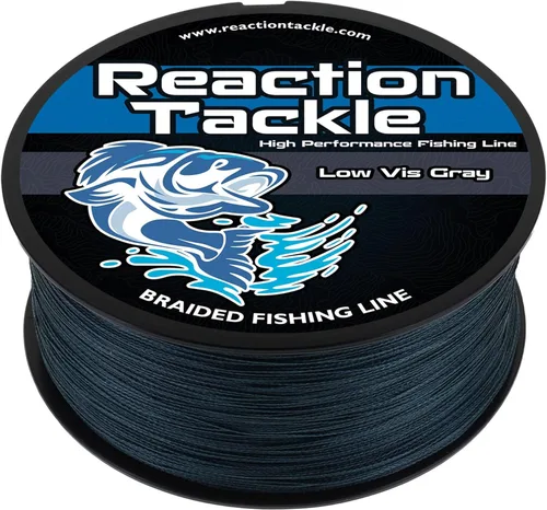 Reaction Tackle - Línea de pesca trenzada de grado profesional de alto rendimiento para pesca en agua salada o agua dulce - Línea de pesca trenzada