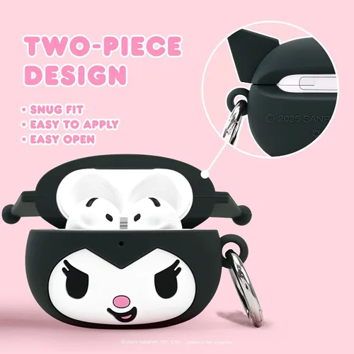 Miniatura 5 de iFace Sanrio - Funda compatible con AirPods de 4ª generación [Hello Kitty and Friends] - Bonita funda protectora de silicona