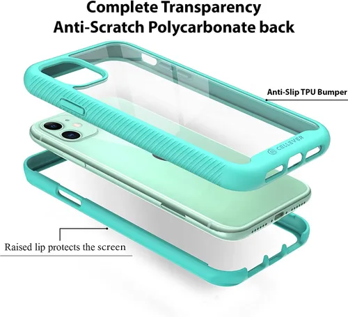 Miniatura 3 de CellEver - Fundas para iPhone 11 (2 protectores de pantalla de cristal incluidos)