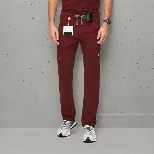 Miniatura 9 de Pantalones de limpieza tipo cargo FIGS Cairo, ajuste clásico de pierna recta