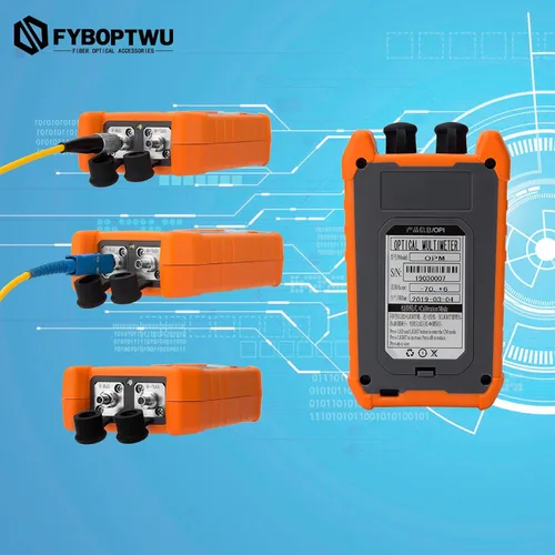 Miniatura 4 de Probador de fibra óptica de función 3 en 1 Medidor de potencia óptica portátil (FC/SC/ST) y localizador visual de fallas VFL 2mw y LED, OPM y VFL