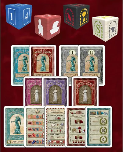 Miniatura 4 de Rio Grande Games Expansión Concordia Solitaria: Estrategia de juegos de mesa en solitario y para 2 jugadores