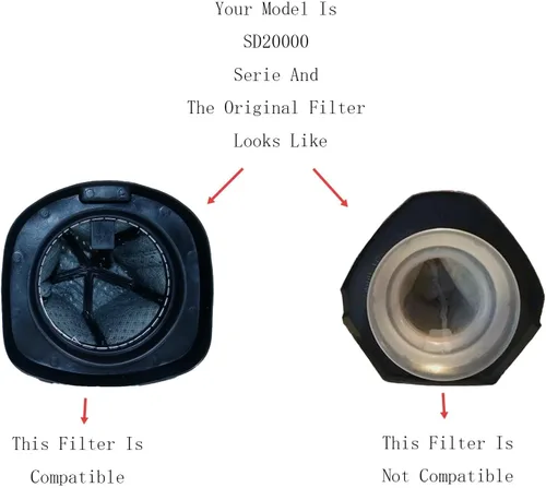 Miniatura 3 de 4 filtros para polvo 083405 para Dirt Devil F25 F-25 2SV1102000 SD20000