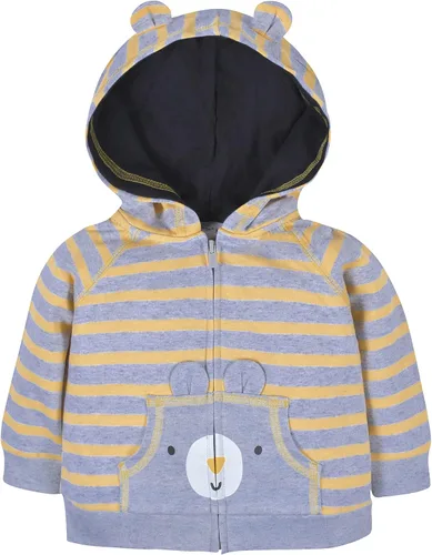 Miniatura 2 de Gerber Conjunto de ropa con capucha y joggers con cremallera para bebés niños pequeños