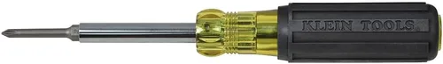 Klein Tools 32559 - Destornillador/Llave de tuerca multibroca, herramienta de alcance extendido 6 en 1 con llave de tuerca, puntas Phillips y