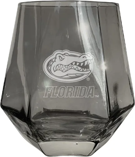 Miniatura 5 de Florida Gators - Copa de vino grabada con corte de diamante, sin tallo, de 10 onzas, producto universitario con licencia