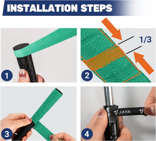 Miniatura 6 de JAYA Golf Grip Wrapping Tape – Regrip Your Clubs in 1 Minute, PU Overgrip, No Solvent Needed, 3 or 15 Pack