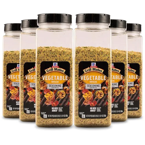Miniatura 26 de McCormick Grill Mates - Condimento de verduras, 20 onzas - Un envase de 20 onzas de mezcla de condimento para verduras con una mezcla premium