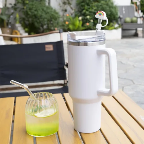 Miniatura 4 de Stanley Cup - Cubierta de popote para copa Stanley, 4 unidades, compatible con vasos Stanley de 30 y 40 onzas, accesorios de tazas Stanley