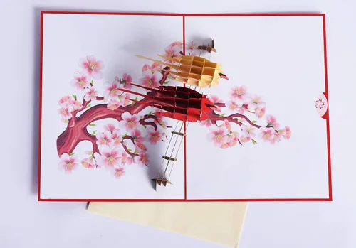 Miniatura 7 de 3D Popup Card of Cardinal Bird Couple, Paper Art & Handicraft, Greeting Card, Birthday, Anniversary, Christmas, Mothers Day, Fathers Day Card