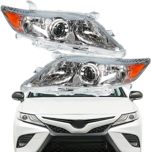 Miniatura 6 de Silscvtt Faros delanteros faros delanteros reemplazo para Toyota Camry 2010 2011 proyector faros para lado del conductor