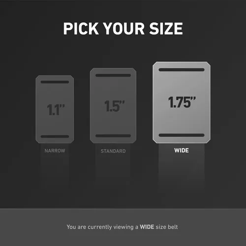 Miniatura 6 de GRIP6 Cinturón táctico – Sin agujero, cinturones de nailon para hombres y mujeres – Fabricado en los Estados Unidos (Ninja)