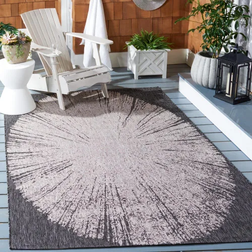 Miniatura 40 de Safavieh Courtyard Collection CY8893 - Alfombra decorativa para interiores y exteriores, no desprende pelusa, fácil de limpiar, 2 x 3 pies 7 beige