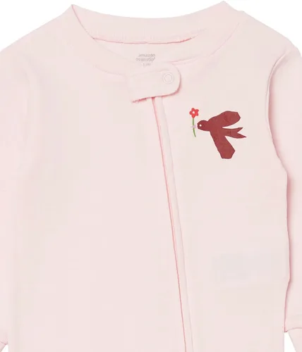 Miniatura 2 de Tienda Essentials Toddlers and Baby Girls' Snug-Fit Cotton Footed Sleeper Pajamas, Multipacks