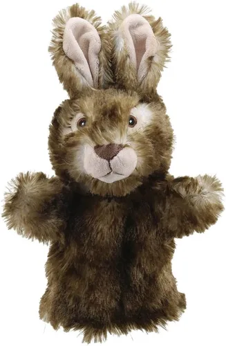 The Puppet Company ECO Animal Buddies - Marioneta de mano de conejo salvaje, 9.8 in