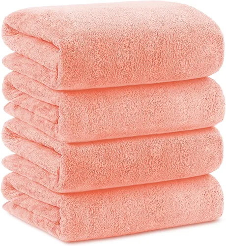 Miniatura 25 de Orighty Paquete de 2 toallas de baño (27 x 54 pulgadas), tacto suave, altamente absorbente, microfibra de secado rápido para cuerpo, deportes, yoga