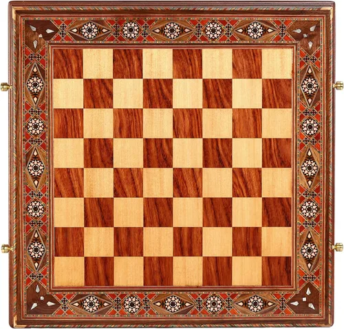 Miniatura 9 de Juego de ajedrez de metal para adultos, figuras históricas antiguas de cobre Roma, piezas hechas a mano y tablero de ajedrez de madera maciza