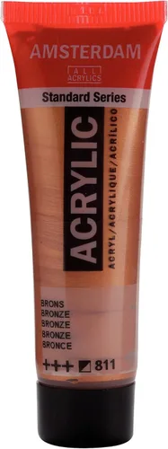Miniatura 15 de Amsterdam Serie Estándar Tubo de Pintura Acrílica 120ml Azo Naranja 276 (17092762)