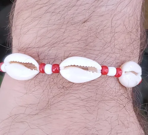 Miniatura 12 de Sea Shell Santeria Ilde Stretch Unisex Beaded Ifa Bracelet