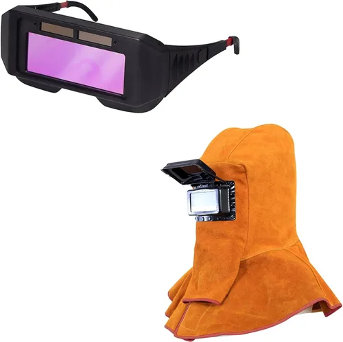 T TOVIA Gafas de soldador LCD y casco de soldadura con protección solar de seguridad lentes de oscurecimiento automático para lugares de trabajo de