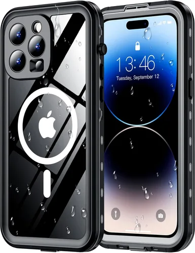 Miniatura 31 de Red2Fire Funda impermeable para iPhone 16, protector de pantalla integrado y protector de cámara, compatible con MagSafe, cuerpo completo a prueba