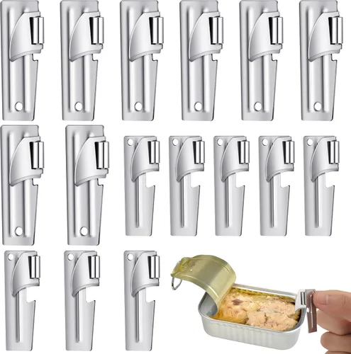 Honeydak Abrelatas militares P-38 y P-51 de acero inoxidable para campamento, portátil, para supervivencia, para viajes, cocina, hombres y mujeres,