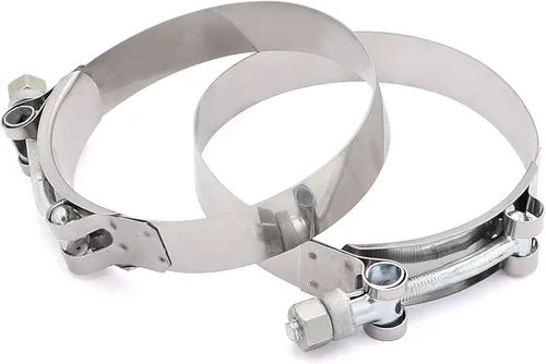 Miniatura 6 de Acoplador reductor recto de silicona para manguera de 3.5 pulgadas a 4 pulgadas, 4 capas con abrazadera de acero inoxidable en T