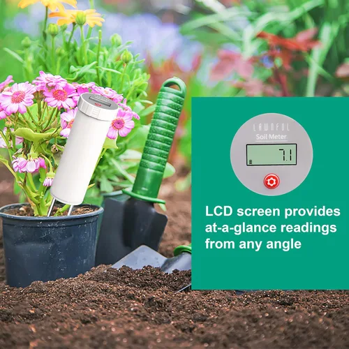 Miniatura 2 de Digital Soil pH Meter, Industrial Grade Soil pH Tester with Calibration-Free LCD Display, High Accuracy Soil pH Pen, Soil pH Monitor for Garden