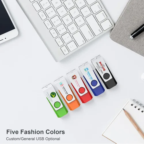 Miniatura 8 de Unidad flash de 16 GB, paquete de 20 unidades de memoria USB 2.0 para almacenamiento de datos y copia de seguridad (colores mixtos)