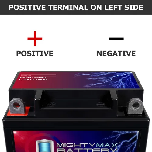 Miniatura 3 de Mighty Max Battery Reemplazo de batería YB9A-A 12V 9AH 130 CCA para Delco CB9A-A