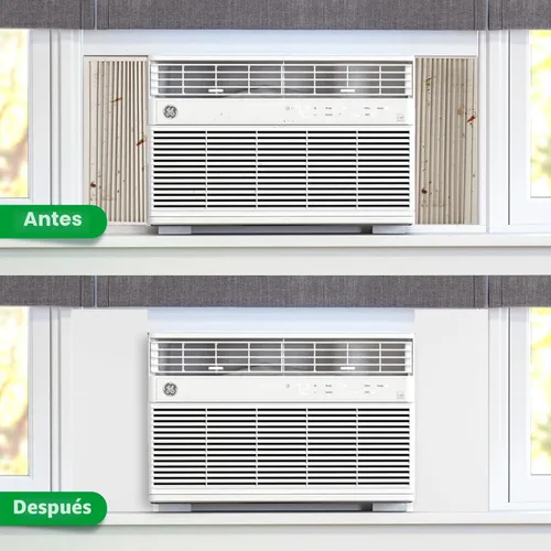 Miniatura 4 de Aire acondicionado de ventana, 2 piezas de tablero de aislamiento de superficie EVA, 17 x 10 pulgadas, diseño de instalación simple, aislamiento