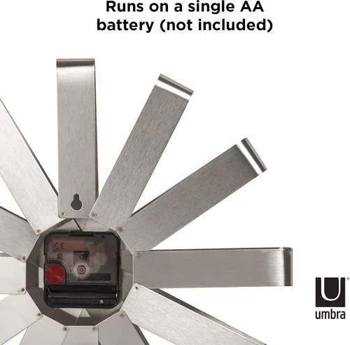 Miniatura 6 de Umbra - Reloj de pared en bandas