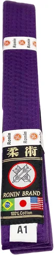 Miniatura 2 de Ronin BJJ Gi Belt - Cinturón brasileño Jiu Jitsu - Tela de polialgodón