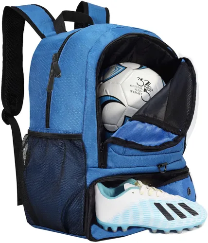 Bolsa de fútbol, mochila de baloncesto, bolsa de equipo deportivo con compartimento para zapatos que sostiene zapatillas, casco, baloncesto, fútbol,
