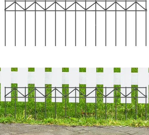 Miniatura 10 de Paquete de 5 vallas de barrera para animales de 24 pulgadas de largo x 15 pulgadas de alto, producto patentado para valla subterránea sin