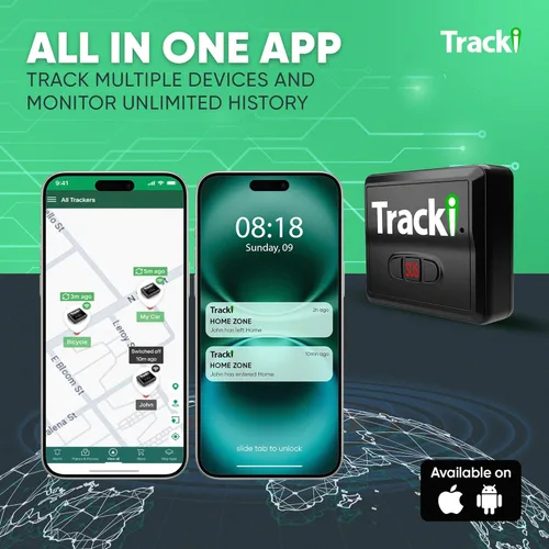 Miniatura 8 de Tracki Mini rastreador GPS, suscripción de 6 meses incluida - Rastreador universal compacto 4G LTE para vehículos, bolsas, equipaje y activos